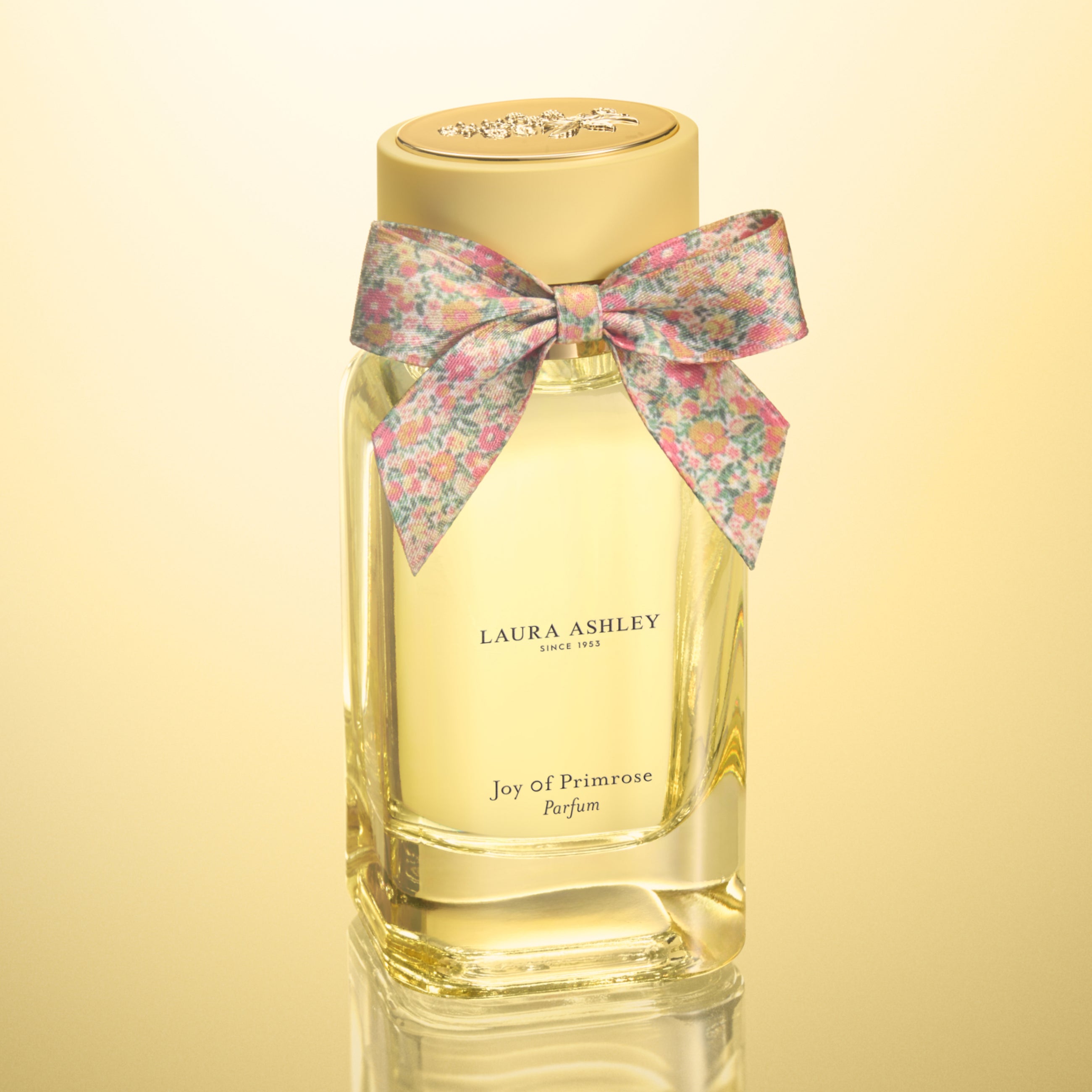 Joy of Primrose fragrance by Laura Ashley parfum with floral bow