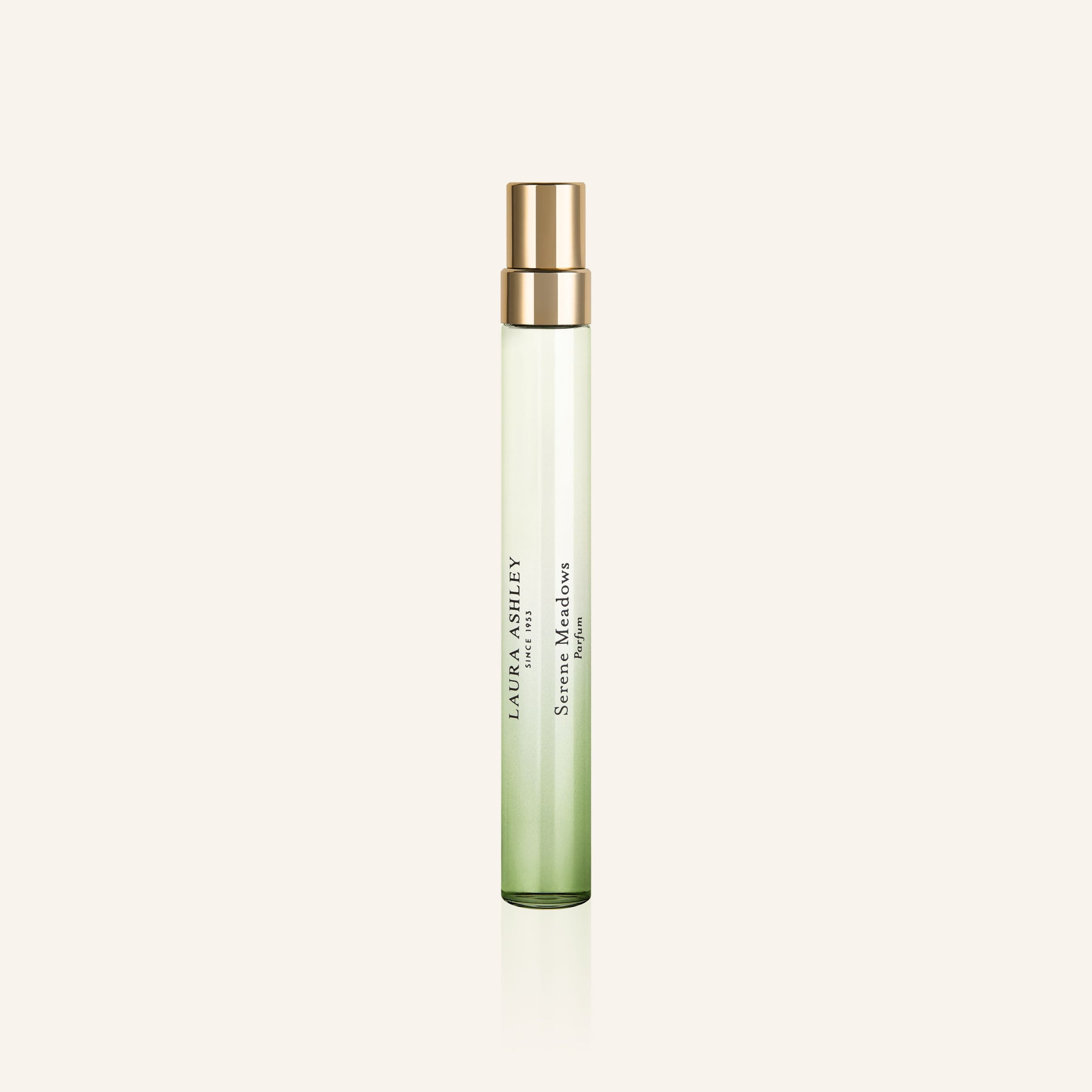 Laura Ashley 10ml Serene Meadows fragrance bottle on a white background