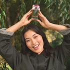Model wearing Wild Woodland fragrance by Laura Ashley parfum